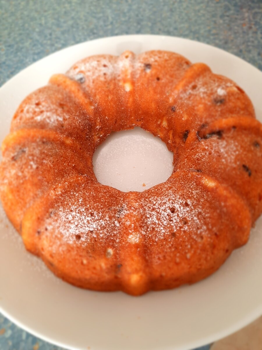 Творожный кекс