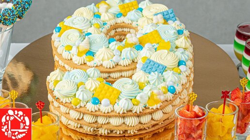 Как приготовить Маленький торт на день рождения просто рецепт пошаговый