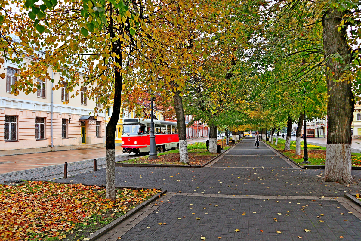 Владикавказ: единственная в России трамвайно-пешеходная улица снова в строю!