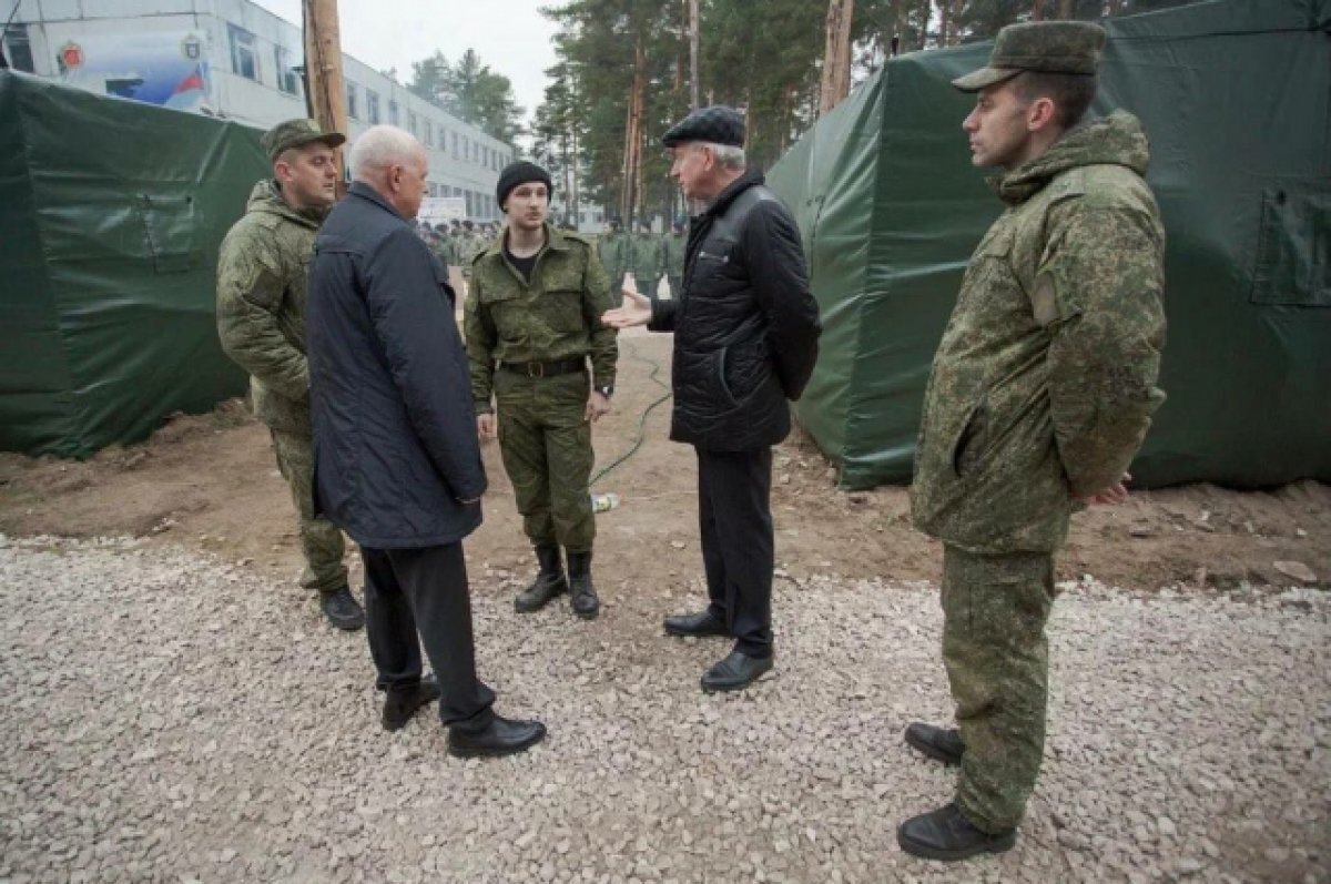    Сенатор Андрей Шохин посетил мобилизованных владимирцев в войсках