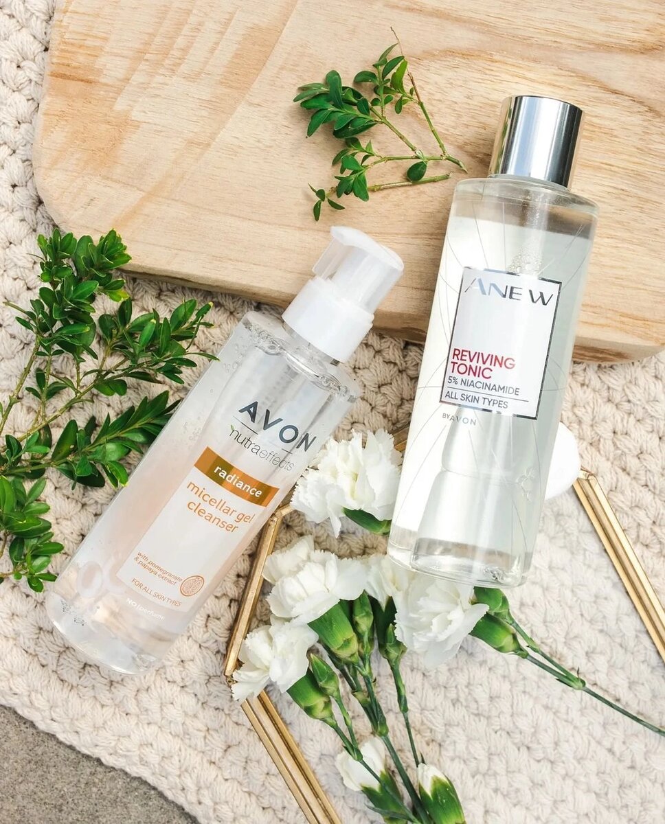 Пробуждающий тоник для лица с 5% ниацинамидом (витамином В3) от Avon