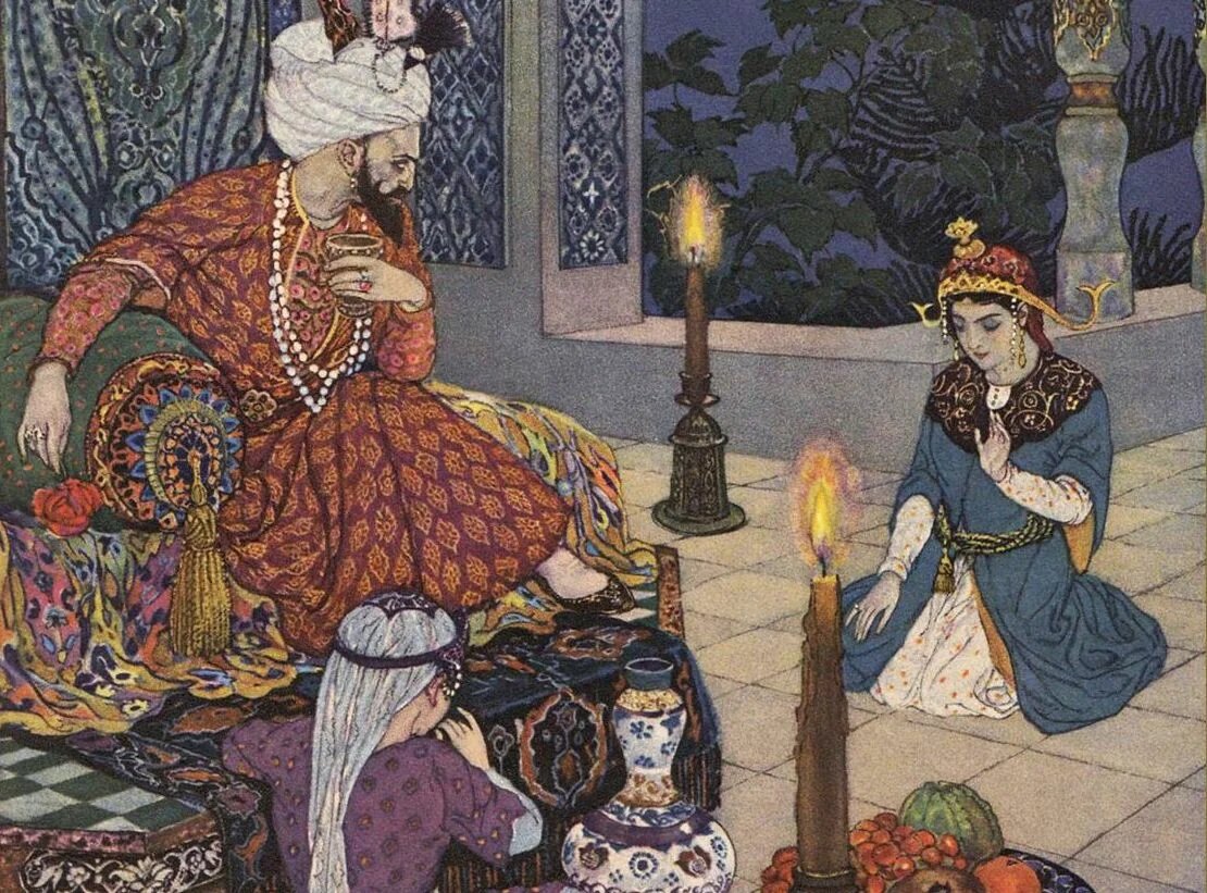 Рассказ царевича календера рисунок