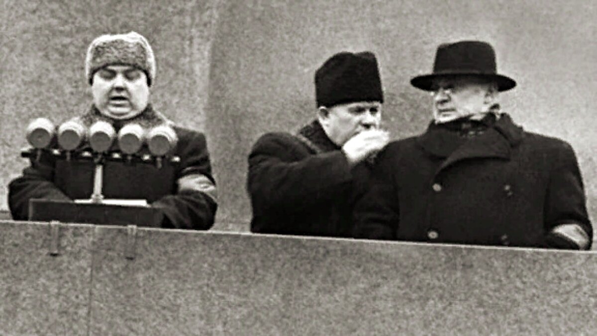 Маленков Г. М., Хрущев Н.С., Берия Л. П.