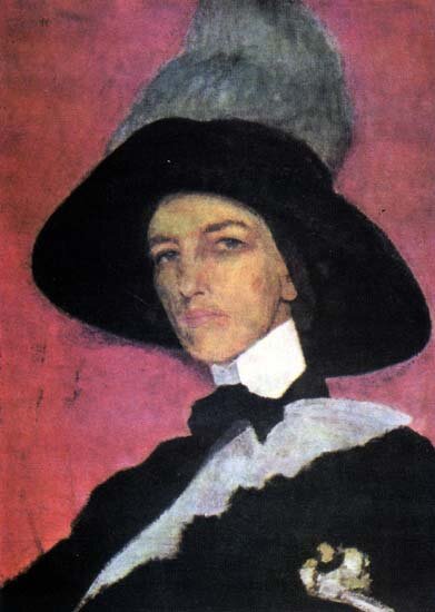 Е.С.Кругликова. Автопортрет. 1910 год