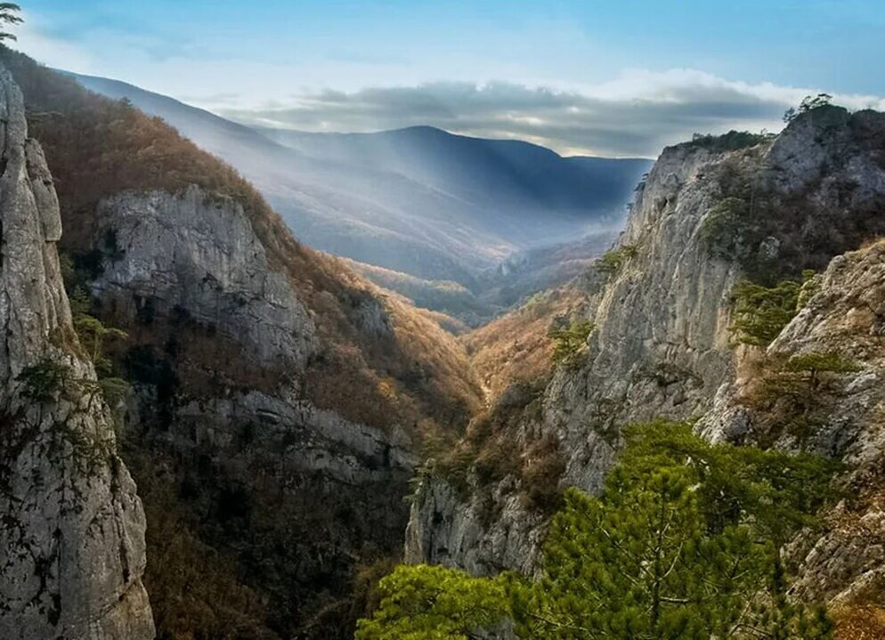 Большой каньон Крыма туристы
