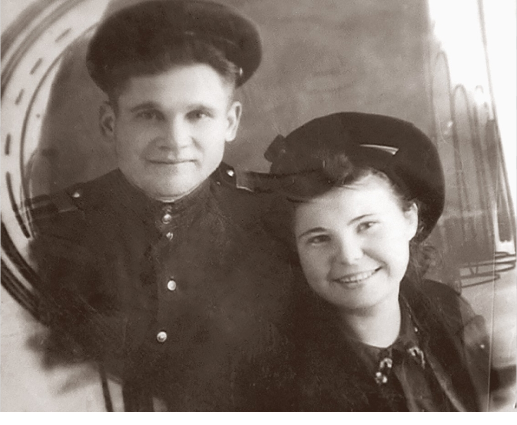 Вера Ковалёва с мужем