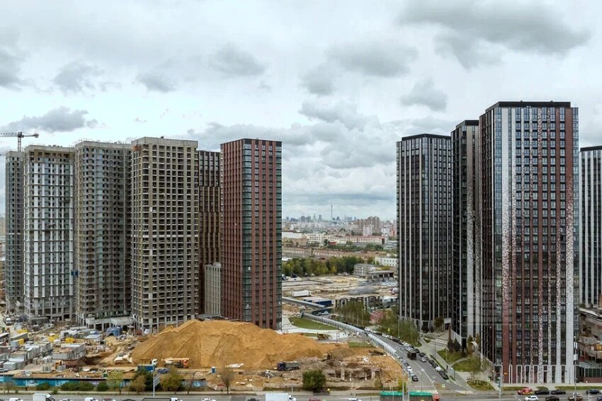 ЖК «Метрополия» — аэросъемка Новострой-М