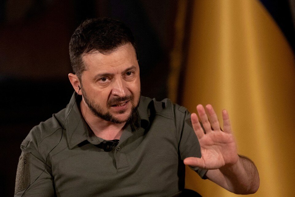     Президент Украины Владимир Зеленский.  REUTERS