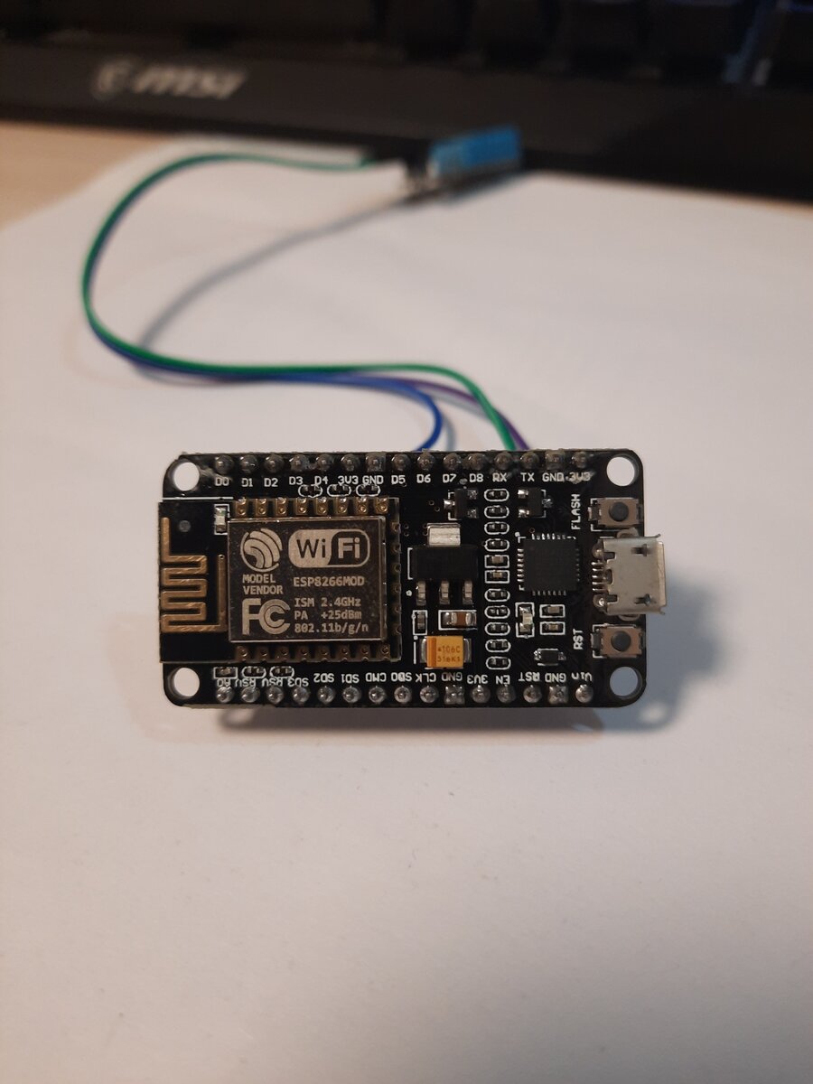 Интернет вещей. ESP8266. Подключение к WiFi. Измерение температуры и  влажности. Blynk. Управление Ардуино с помощью смартфона | Квазартек | Дзен