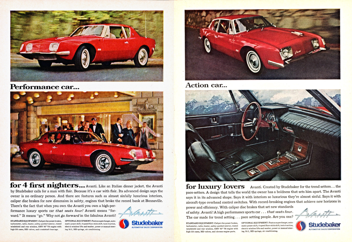 Studebaker Avanti 1963 - "Кто такой Студебеккер? Папа ваш Студебеккер ...