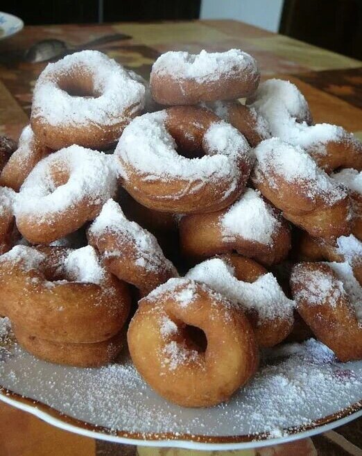 Творожные пончики