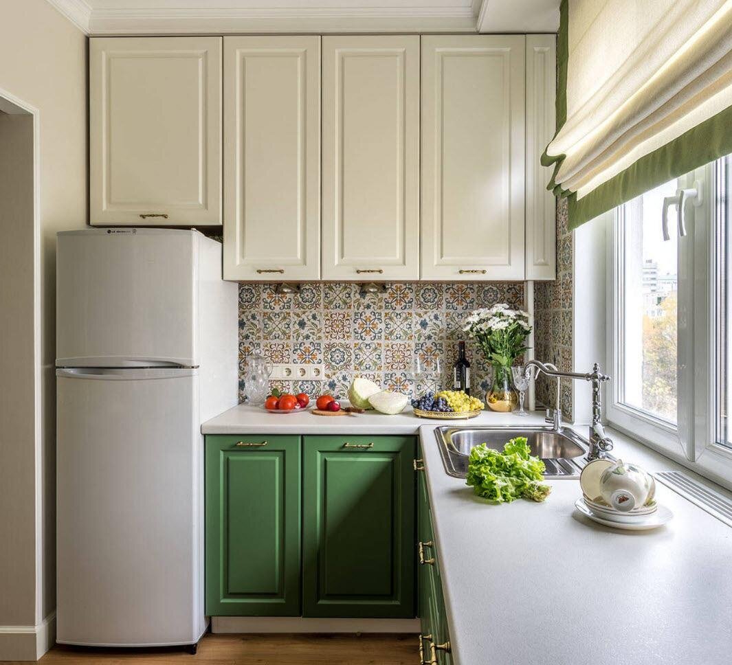 Дизайн малогабаритной кухни 6 кв м: фото-примеры «правильных» интерьеров