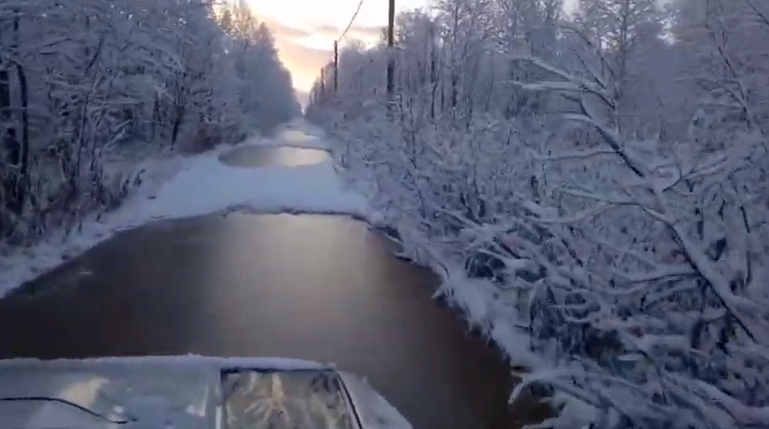 дорога к гектару из реального видео