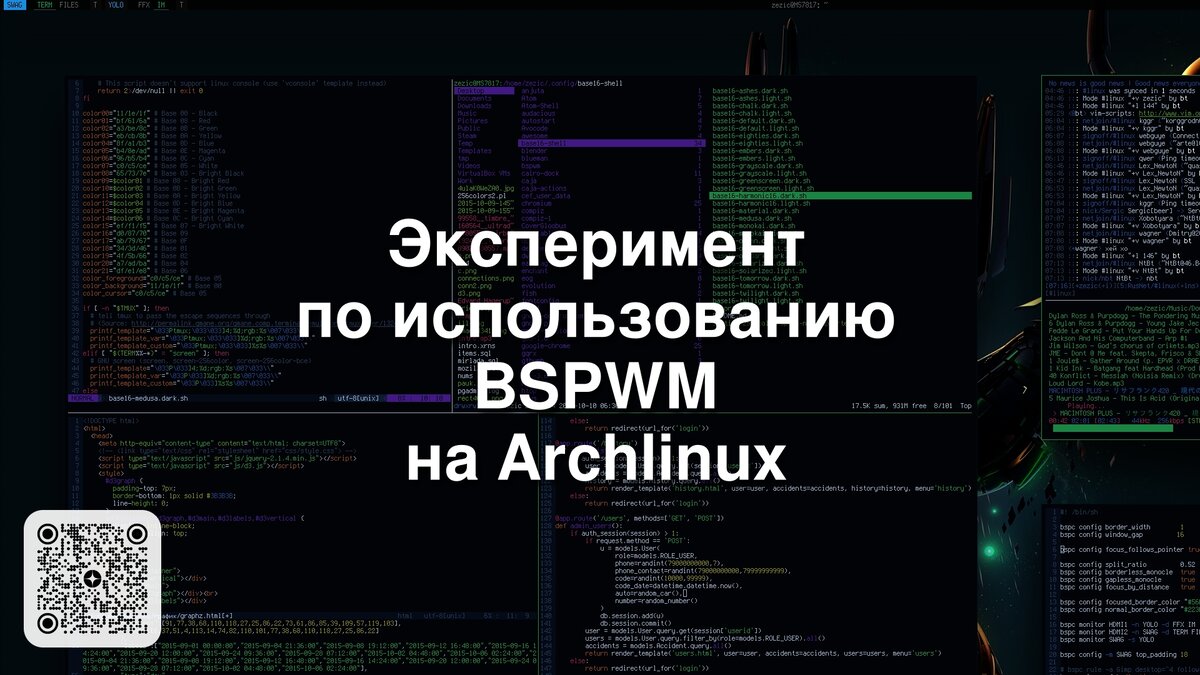 Эксперимент по использованию BSPWM на Archlinux | Linux для чайников:  гайды, статьи и обзоры | Дзен