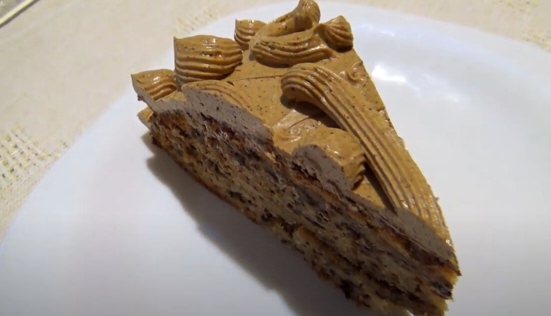 Ореховый торт очень вкусное лакомство - Рецепт Минутка