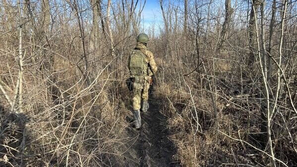 В серой зоне на Авдеевском направлении. © РИА Новости / Андрей Коц