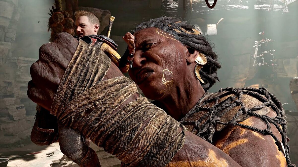 Великан Грила - God of War Ragnarok [Без урона - Сложность Бог войны] Бой с Боссом