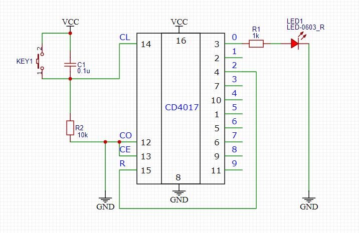 Микросхема cd4017 описание и схема включения