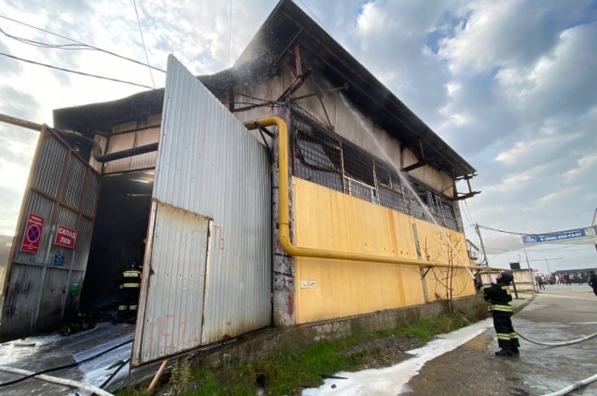    В Адлерском районе Сочи восьмого декабря произошел пожар