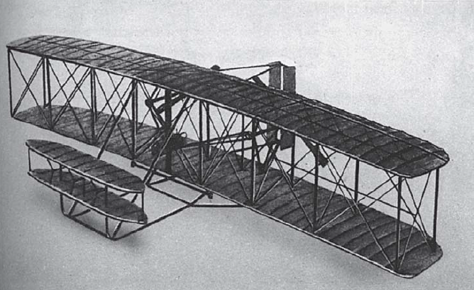 Картинка из свободных источников. Самолет братьев Райт (1903 г.)