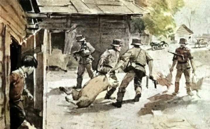 Картинка. Немецкие солдаты.