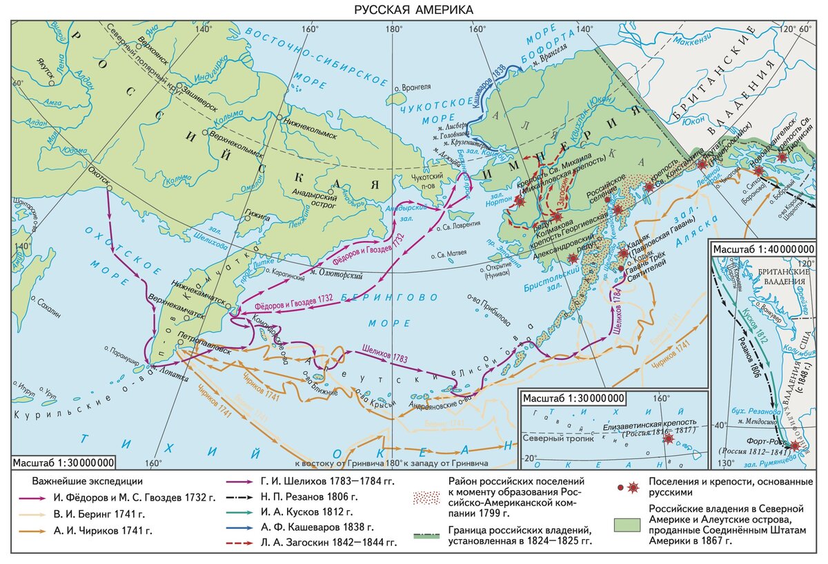 Карта россии 1825