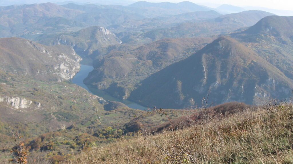 Вид на каньон Дрины с Заглавка