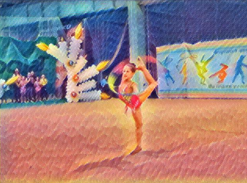 Мастерство позволяет сделать упражнение более дорогим о баллам. Фото автора