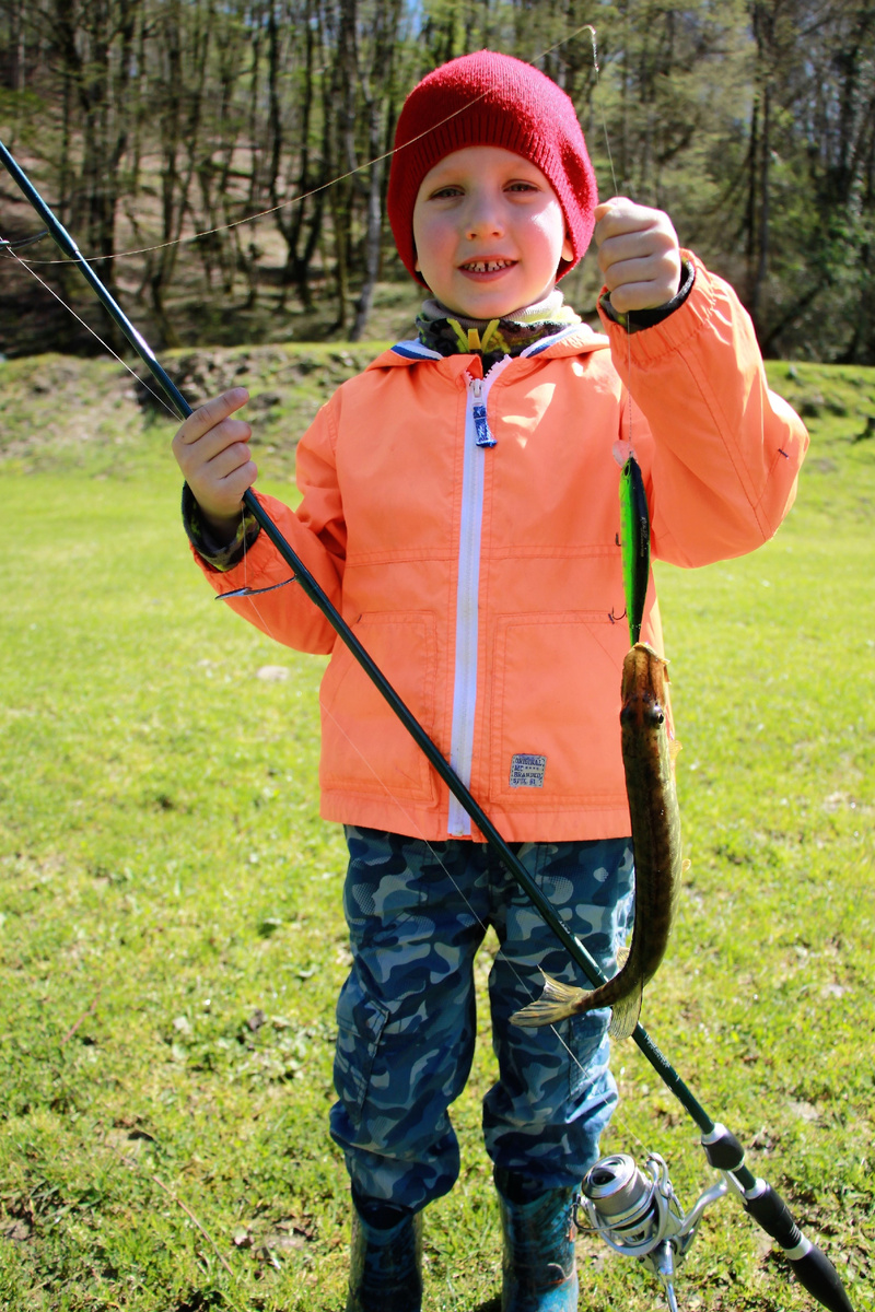 4 года. Одна из первых пойманных щучек.