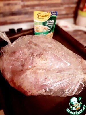 Свиная лопатка в рукаве «Пикантная» – пошаговый рецепт приготовления с фото