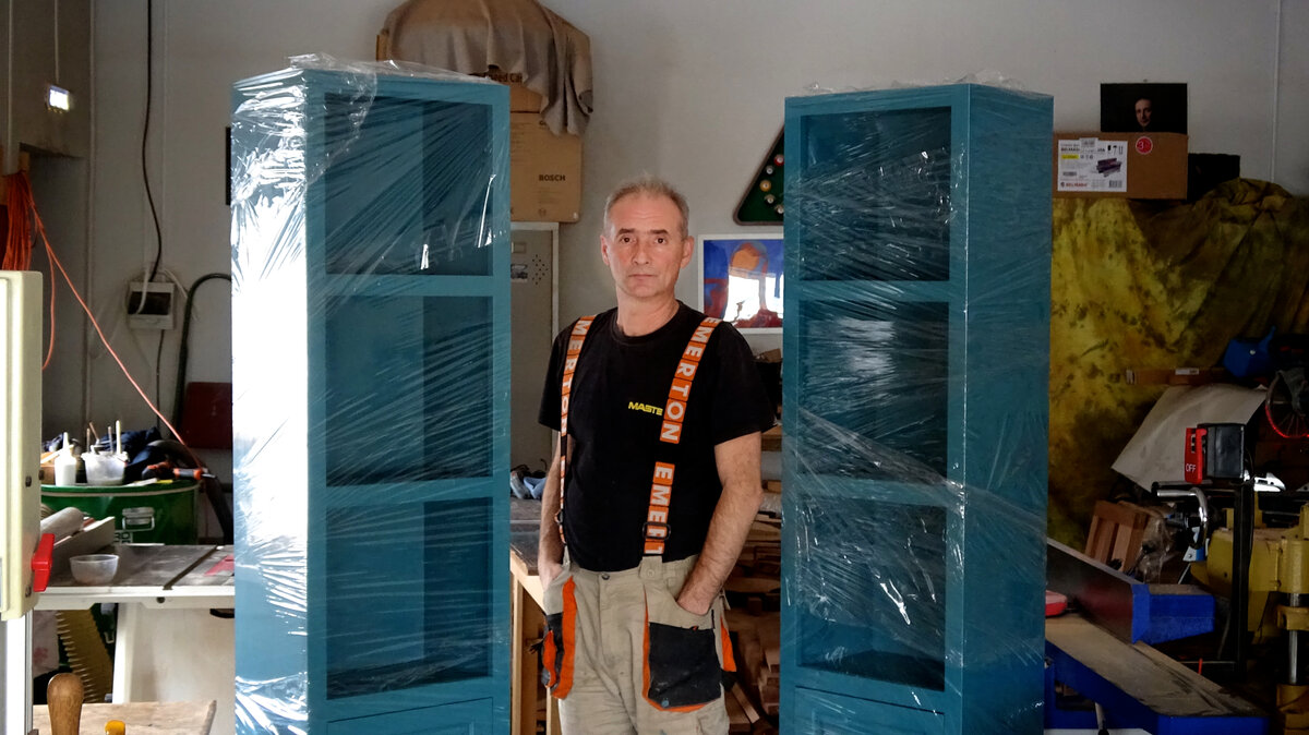 Автор на работе