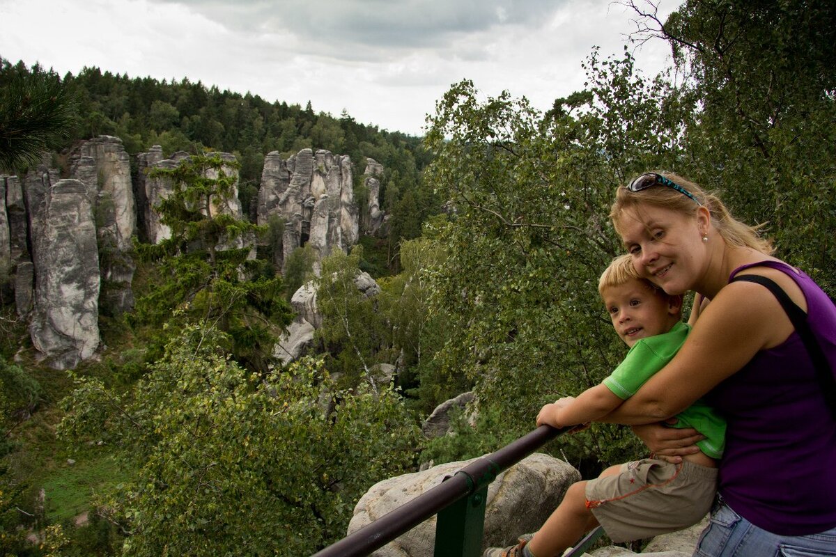 Это я в Чешском рае, фото давности 10 лет