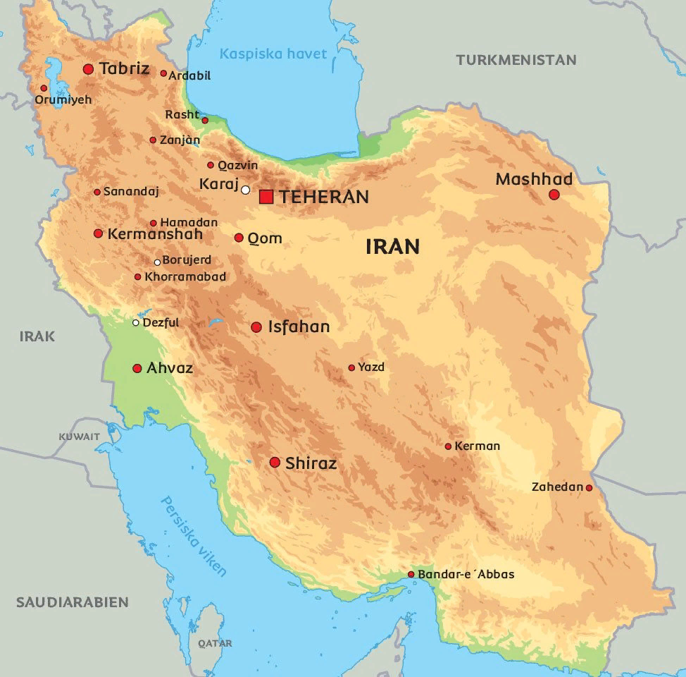 Площадь ирана в кв км. Иран карта географическая. Шираз город в Иране на карте. Иран политическая карта. Карта Исламская Республика Иран.