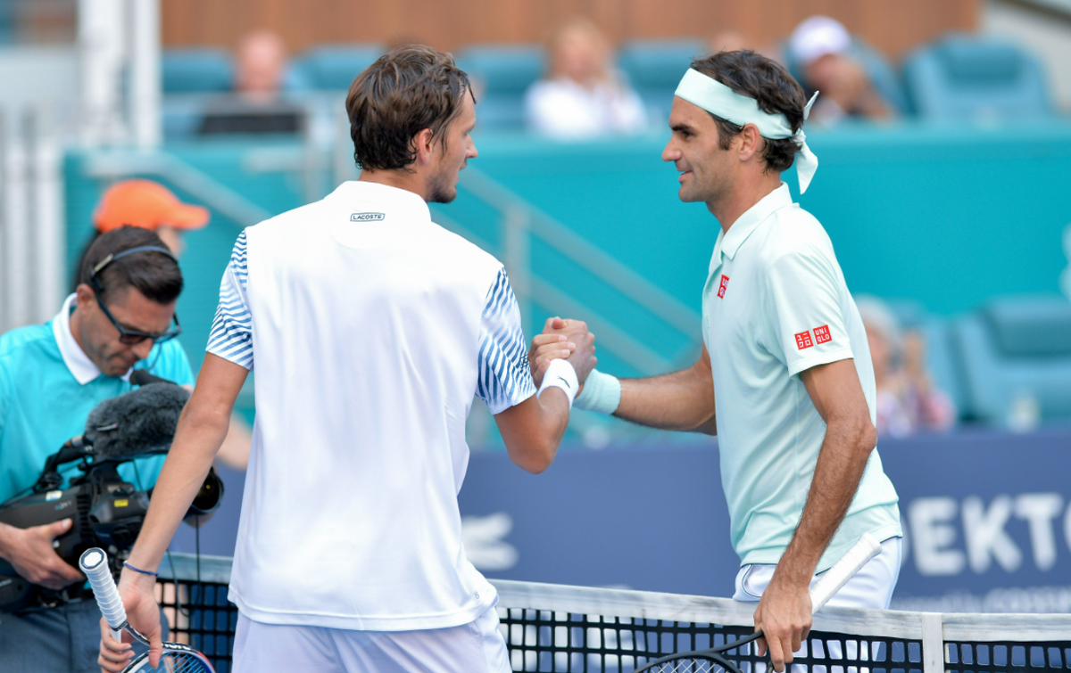 Даниил Медведев посеян намного выше короля Уимблдона Роджера Федерера. Фото: globallookpress