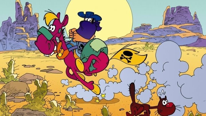 Кадр из мультика "Раз ковбой, два ковбой"