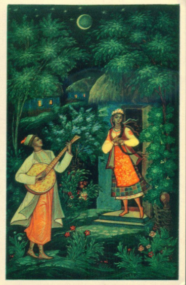 "Майская ночь или утопленница". Левко и Ганна.