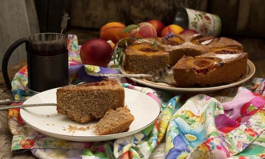 Пирог из гречневой муки