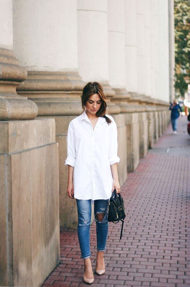 Рубашка Oversized Street Style