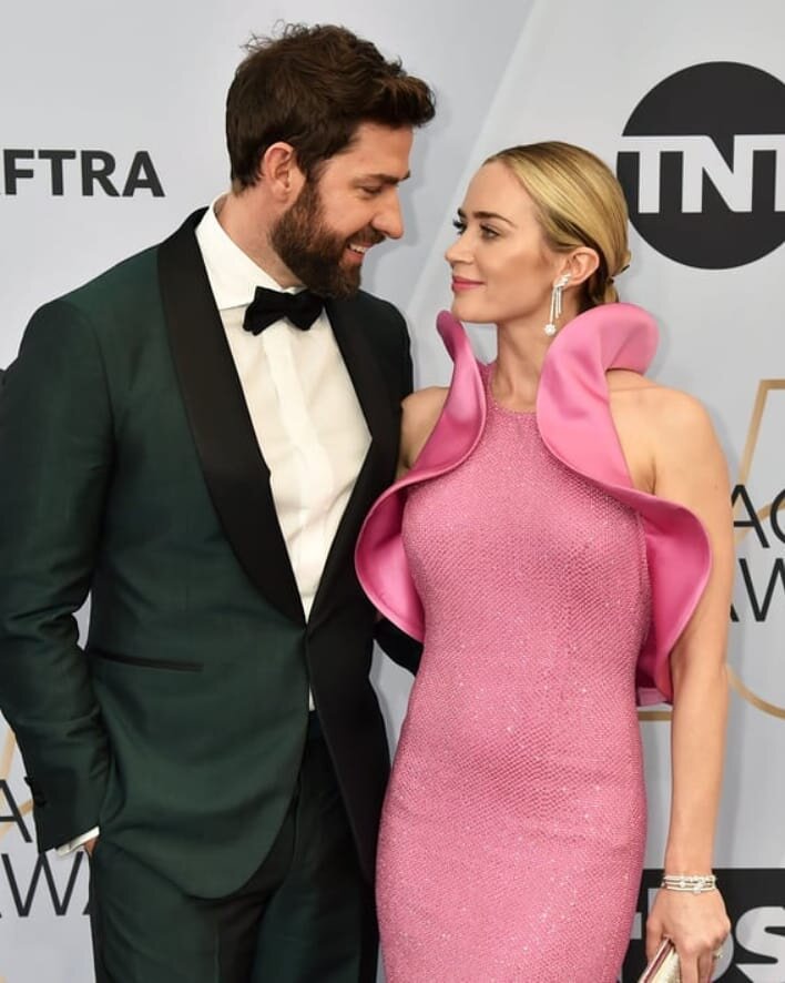 Эмили Блант и Джон Красински   Фото из фейсбук Эмили