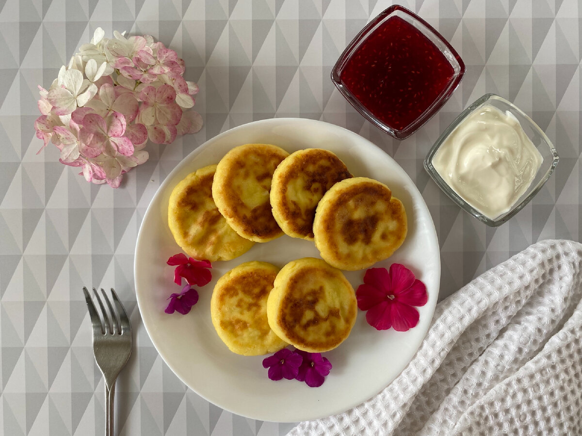 Творожные сырники на завтрак. Вкусно и полезно. | Копилка рецептов Лисёнка  | Дзен