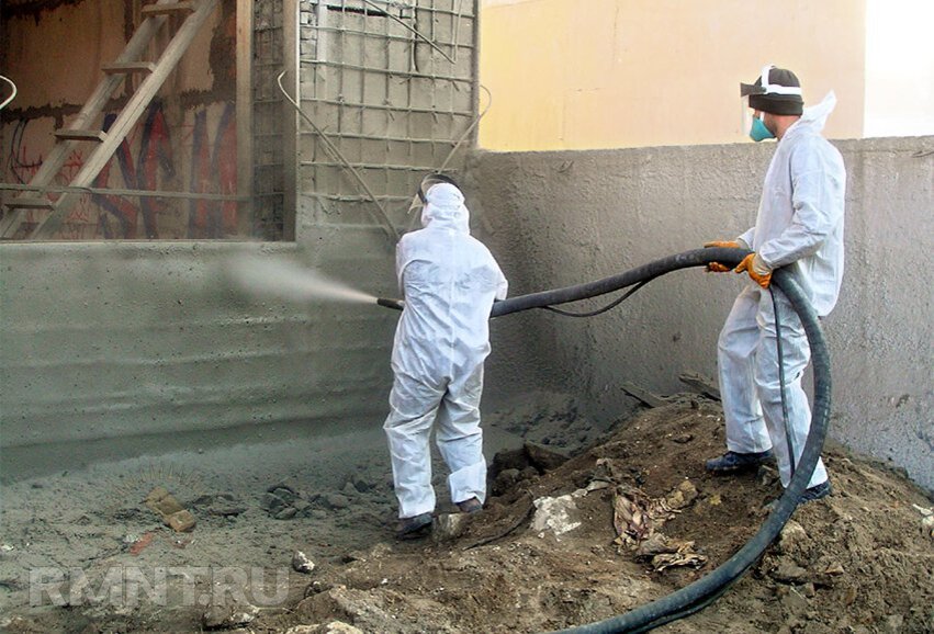 Торкретирование или набрызг-бетон: технология процесса | Строительный ...