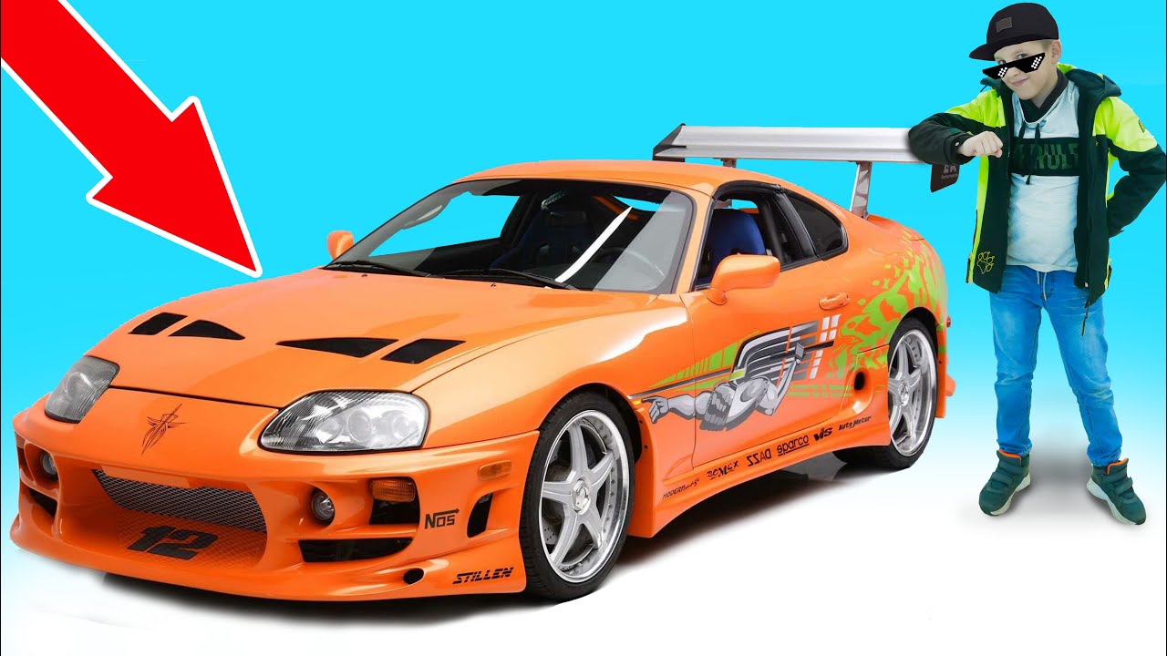 КРУТОЙ ДРИФТ на МАШИНЕ из ФОРСАЖА Toyota Supra RC на радиоуправлении от  Jada toys