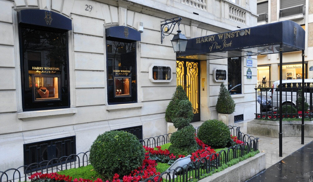 Бутик Harry Winston на Авеню Монтень