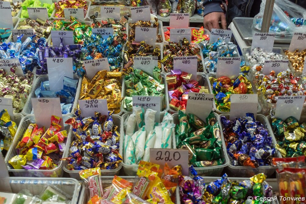 Цены на конфеты