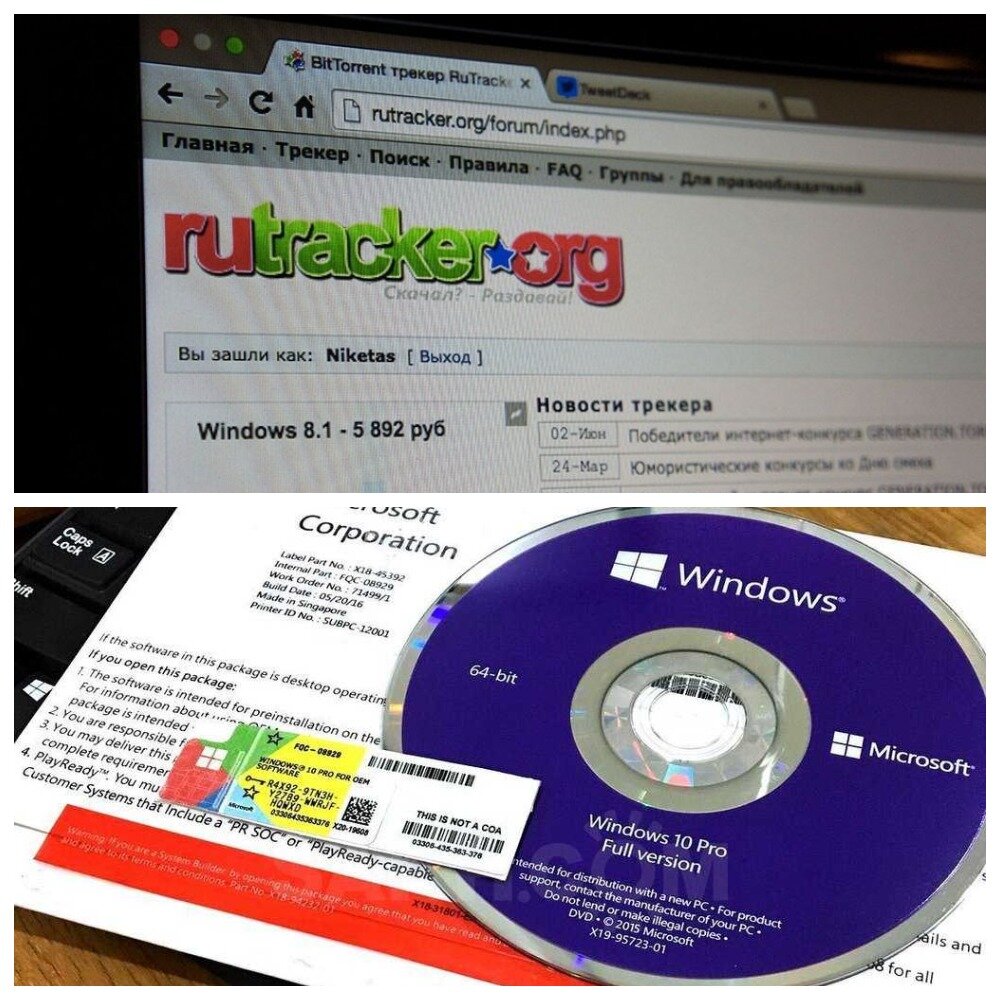 Коллаж из общедоступных картинок в сети Интернет 