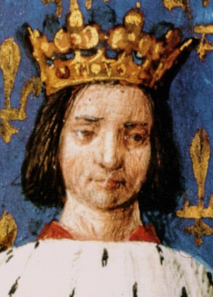 Карл VI. Миниатюра, 16 в.
