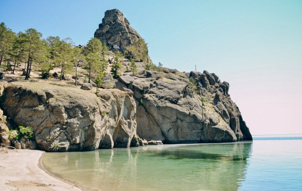 Бухта песчаная на байкале фото