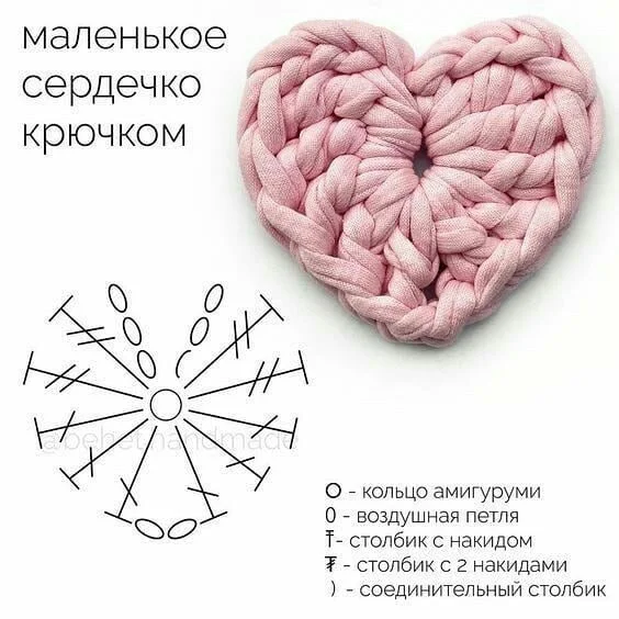 Плюшевое сердечко крючком. Амигуруми схемы и описания. Автор: @danart_est | davydov-guesthouse.ru