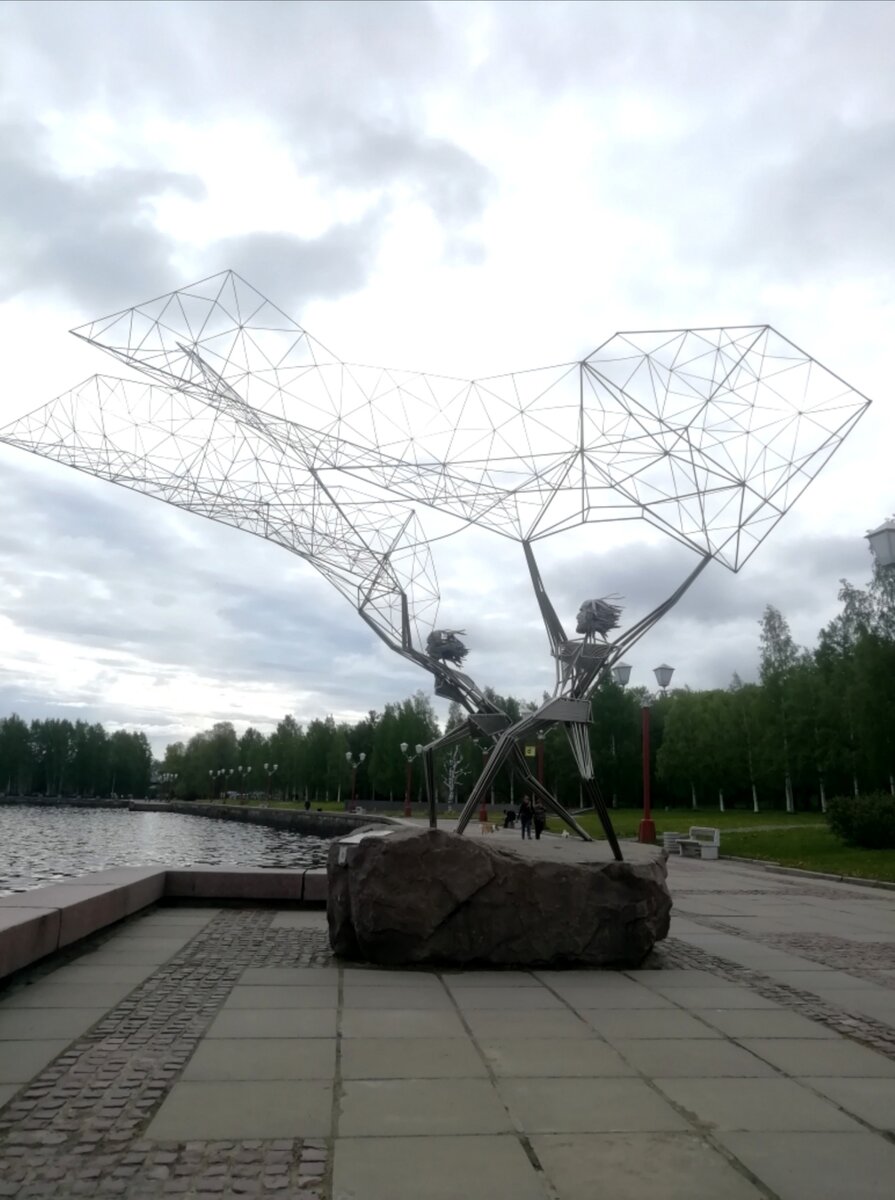 Скульптура "Рыбаки" 