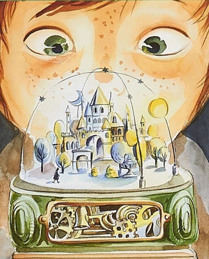 Город Динь-Динь. Иллюстрации к сказке "Городок в табакерке"